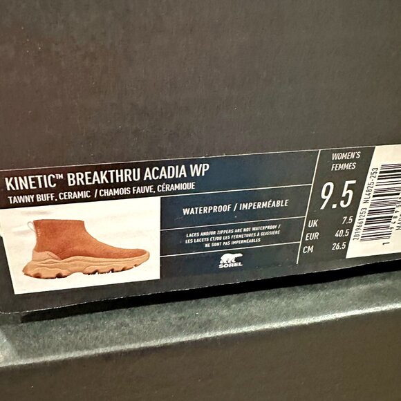 *NEW* Sorel Kinetic Breakthru Acadia WP Boot - Picture 4 of 10